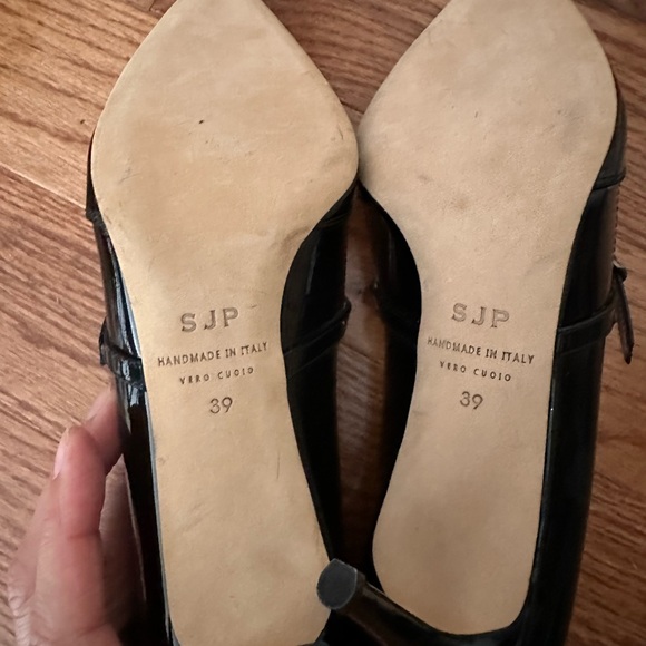 New SJP BY Sarah Jessica Parker Nirvana Patent Leather Mary Jane Pumps, Sz EU 39 - Picture 11 of 16